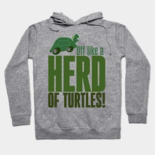 Off like a herd of turtles Hoodie